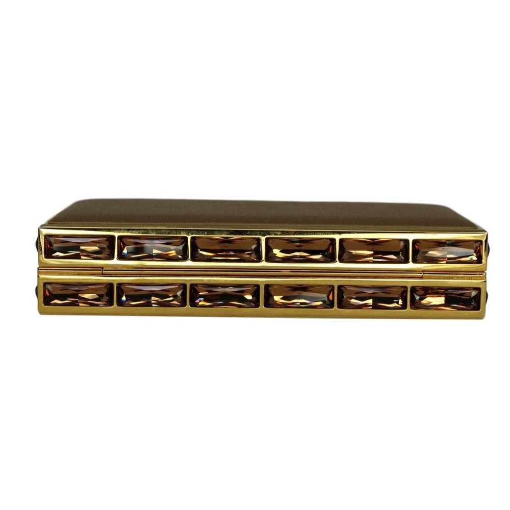 Rectangle Gold Hardware Clutch - image 5
